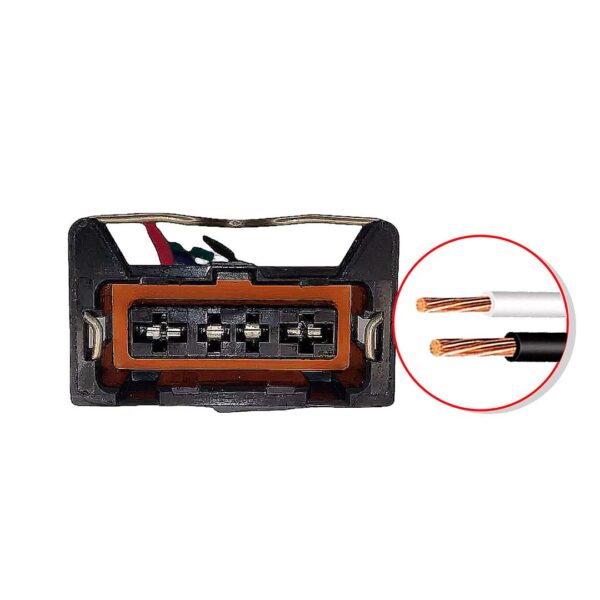 CONECTOR BOMBA GASOLINA CORSA VOLWAGEN JETTA  GOL 4 PINES